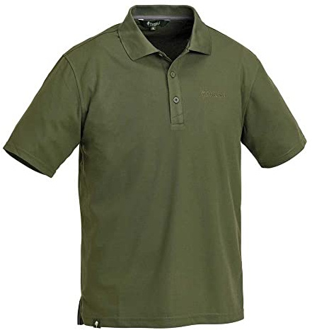 Pinewood Herren Poloshirt Ramsey Pique Shirt, Grün, M, 9458-100