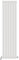 iBathUK Apex Tall Vertical Radiator, Single Flat Panel Radiators, 1800x380mm Slim Radiator, Wall Mounted for Bathroom,Kitchen,Living Room- White