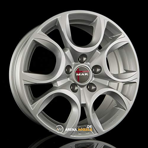 MAK Torino Silber 6 x 15 ET39 5 x 98 Hub Bohrung 58,1 Legierung Felgen