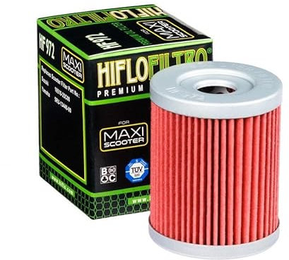 Filtro dell' olio per Yamaha Majesty 400 CC 2004 2010 HF972 stato marca filtro Hiflo HF972