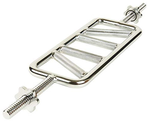 Mirafit 1 Multi Grip Tricep Weight Bar and Spinlock Collars