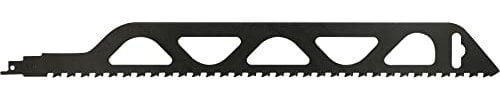 kwb Säbelsägeblätter für Steinbearbeitung, HM Hartmetallzähne, Hochlegierter Stahl, stabile Zahn-Verbindung und Blattgeometrie, 1/2'' Universal-Schaft, 455 mm Blattlänge