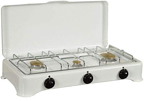 Kitchen chef fornello a gas 3 fuochi 4150w 5327c-1