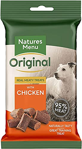 Natures Menu Real Meaty Dog Treats Chicken 12x60gm