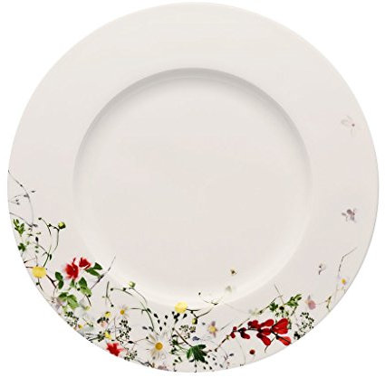 Rosenthal Brillance Fleurs Sauvages Assiette en Porcelaine avec Aile Multicolore 28 cm
