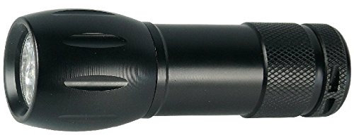 Camelion 399.00 Taschenlampe mit 9 LEDs, Aluminium, Schwarz, 10 x 4 x 4 cm