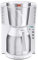Melitta Cafetière à Filtre avec Verseuse Isotherme, Fonction Timer, Sélecteur d’Arôme, Look Therm Timer,1.2L, Blanc/Acier Brossé, 1011-15