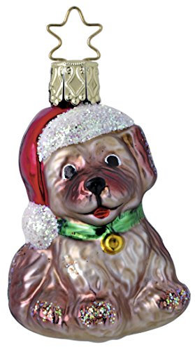 Inge-glas Weihnachtswelpe, 7 cm