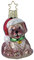 Inge-glas Weihnachtswelpe, 7 cm