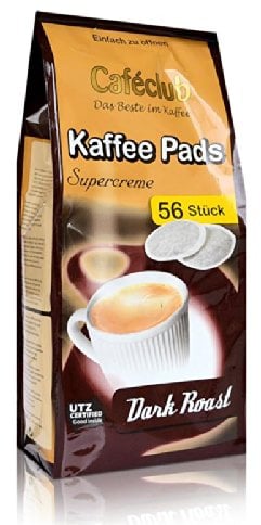 Caféclub - Supercreme Kaffeepads Dark Roast - 56 pads