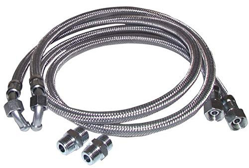DIFF - Flexible fioul coudé 1000mm avec 2 raccords - DIFF