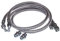 DIFF - Flexible fioul coudé 1000mm avec 2 raccords - DIFF