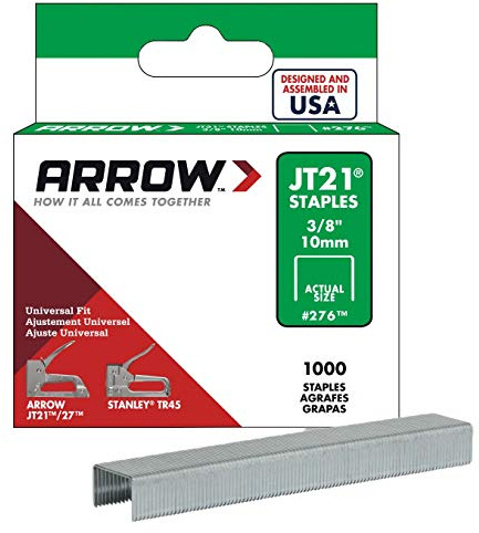 Arrow Fastener 276 3/8 JT21 Staples