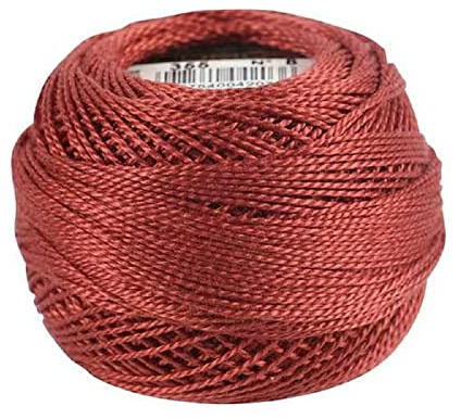 DMC Pearl Cotton Balls Size 8-95 Yards-Dark Terra Cotta