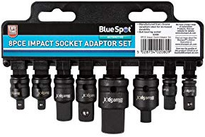 Blue Spot Tools 02080 8pce Impact Socket Adaptor Set