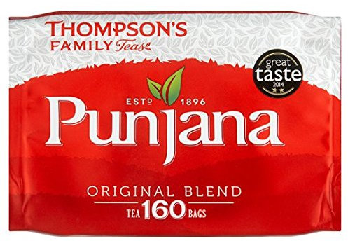 Punjana Tea Bags - 160 one Cup Tea Bags (Pack of 3)