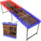 Beer Pong Offizieller Tisch mit LEDs - Zusammenklappbarer, transportabler Tisch mit kratzfester, wasserdichter Beschichtung - Zugelassen Turniere - Trinkspiel - Original Cup®