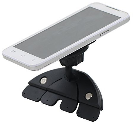 Bluelans® Universal Magnetic CD Slot Car Mount Holder (Black) for the Samsung Galaxy S6/S6 Edge, Apple iPhone 6s/6s Plus/6/6Plus/5S/5C/5/4S/4, Samsung Galaxy S5/S4/S3/S2, Samsung Galaxy Note2/3/4/5,HTC One M7/M8/M9, Nokia Lumia 920 and All Smartphones/ Mini Tablets/ GPS (Magnetic CD Slot Car Mount)