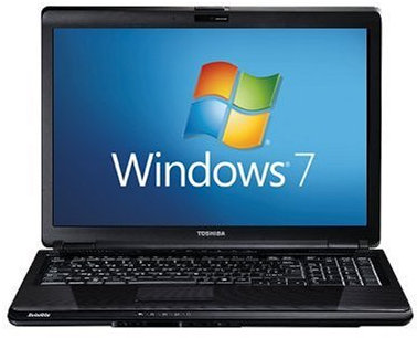Toshiba Satellite L350D-215 17-Inch Laptop (AMD Athlon X2 Dual-Core Ql-65 2.1GHz, 4 GB RAM, 250 GB HDD, DVDSMDL, Windows 7 Home Premium Edition 32 Bit)
