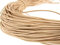 esnado Lederschnur Rund - 1,5 mm. Natur. 5 Meter | ECHTES Leder | pflanzlich gegerbt | ideal für die Herstellung von Schmuck und Armbändern, Basteln oder Dekorieren, DIY-Projekte, Mittelalter