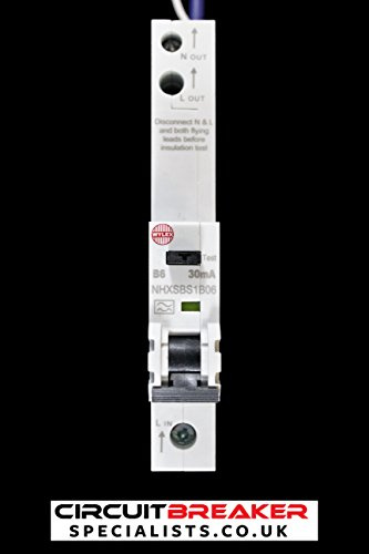WYLEX 6 AMP 30 mA 6 kA TYPE B RCBO MCB/RCD NHXSBS1B06