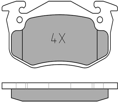 Meyle 025 210 9615/W Brake Pad Set, disc brake