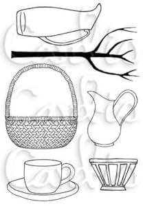 Card-io CDCCSTTOP-01 Clear Stamp Topiary Stamp, 6 inch x 4 inch