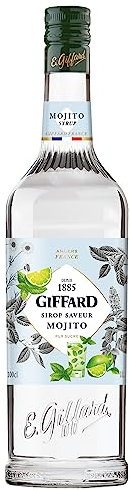GIFFARD - Sirop Mojito - Recette et Fabrication Françaises - Rafraîchissant et Aromatique - 1 Litre