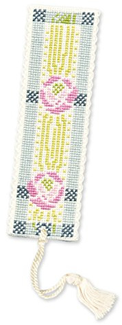 Textile Heritage Collection Cross Stitch Bookmark Kit - Mackintosh Rose