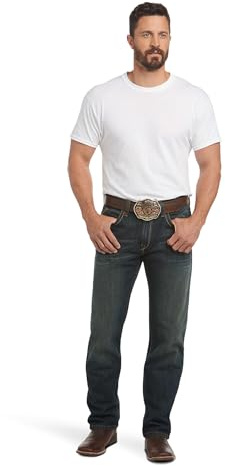 ARIAT Men's M2 Relaxed Fit Bootcut Jean, Dusty Road, 33W x 36L