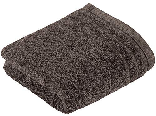 Vossen Waschlappen Vienna Style Set 3, 30 x 30 cm, Farbe: Rot Toalla de invitados: 30 x 50 cm grau (Schiefergrau)