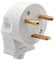 Debflex 713420 - Enchufe macho 2P + T lateral (20 A), color gris