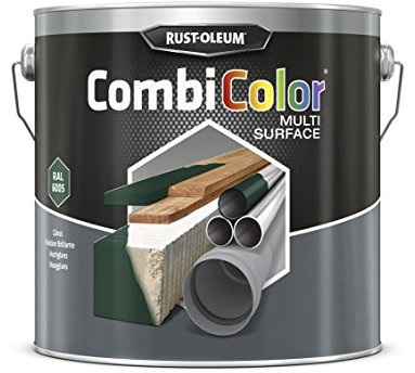 Rust-Oleum CombiColor Multi-Surface Primer and Topcoat Gloss 2.5 Litre Moss Green RAL6005