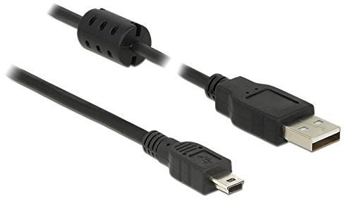 DeLock Kabel USB 2.0 Typ-A Stecker > USB 2.0 Mini-B Stecker 5,0 m schwarz