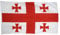 Fahne/Flagge Georgien + gratis Sticker, Flaggenfritze®