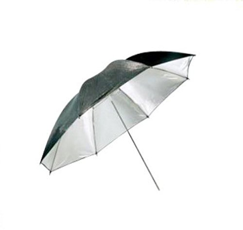 Ex-Pro Umbrella 33 (84cm) Professional Photographic Light Studio Diffuser/Reflector - Black & Silver