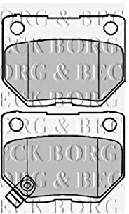 Borg & Beck BBP1983 Rear Brake Pads To Fit Peugeot 207/cc 1 6 06-
