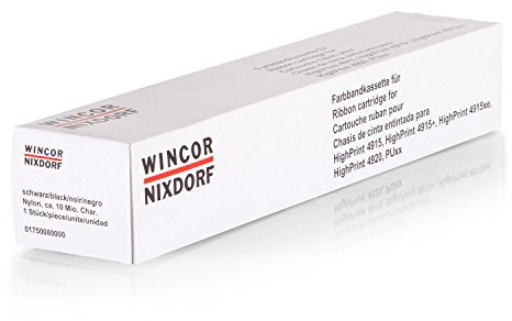 Original Wincor-Nixdorf 01750080000/10600003158, für Highprint 4915 Premium Nylonband, Schwarz