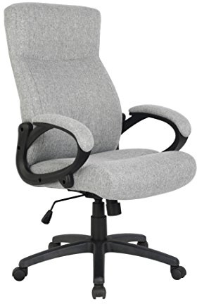 SixBros. Chefsessel Bürostuhl Grau - HLC-0311-1/2167