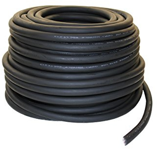 Hochwertige Gummileitung H07RN-F 5G6/ 5G10 (5x6;5x10 mm²) Baustellenkabel, Industriekabel IP44 geeignet für den Außenbereich 5-50m (5G6; 25m)