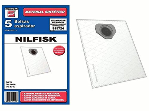 Recamania Bolsa Sintetica Aspirador Nilfisk 5 Unidades 915724