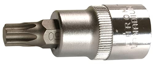 SW-Stahl 05248L Schraubendrehereinsatz 1/2 Zoll - T-Profil T60 x 53 mm | Kurze Ausführung aus Chrom-Vanadium-Stahl - Robuster Bit-Einsatz für TX-Schrauben - Für Werkstatt & Heimwerker geeignet