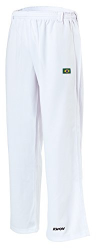 KWON® - Kinder Capoeira Hose weiß uni 140