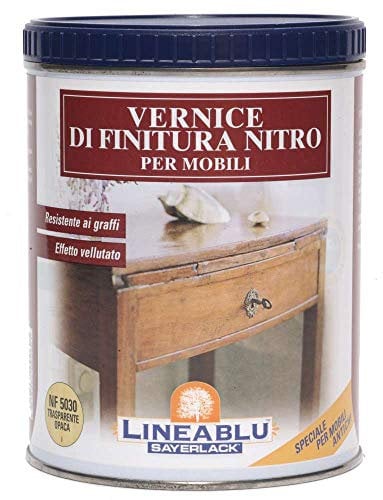 VERNICE DI FINITURA NITRO PER MOBILI SAYERLACK 0,75 L TRASPARENTE OPACA