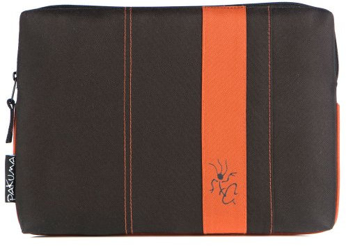 Pakuma ECO Cocoon Black & Red Protective Padded Sleeve for up to 10.2 inch Netbooks and iPad. Made with Recycled Materials