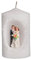 TIB 11094 - Stumpenkerze Hochzeitspaar