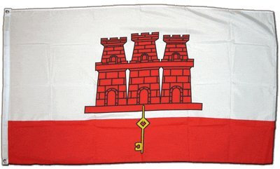 Flagge Gibraltar - 60 x 90 cm