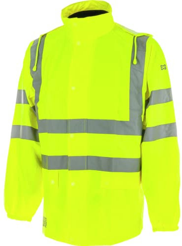 WÜRTH MODYF Warnschutz-Regenjacke EN20471 3.2 gelb - Größe 3XL