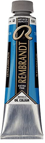 Rembrandt Peinture à l'huile Ceru Bleu, Azul cerúleo, Talla única, Set de 100 Pièces