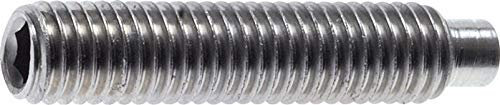 Gewindestift DIN 915 / ISO 4028, M 8x50, Edelstahl A2 Werkstoff:Edelstahl A2 d:M 8 l:50mm s:4,0mm